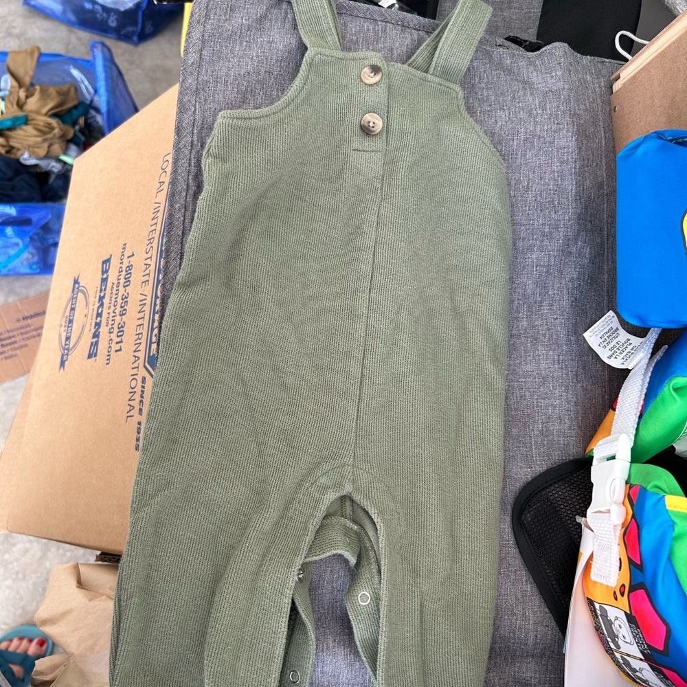 Green Kids Overalls!